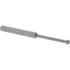 Accupro - 3/16° 3/16" Cut Diam, 0.093" Cut Width, 3/16" Shank, Solid Carbide Double-Angle Cutter - A1 Tooling