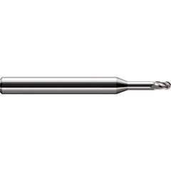 Harvey Tool - Ball End Mills; Mill Diameter (Decimal Inch): 0.0190 ; Number of Flutes: 3 ; Length of Cut (Decimal Inch): 0.0290 ; Material: Solid Carbide ; Overall Length (Inch): 2-1/2 ; Overall Length (Decimal Inch): 2.50000