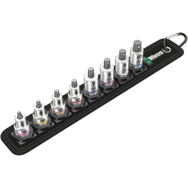 Wera - Hex & Torx Bit Socket Sets Type: Hex Bit Socket Set Drive Size: 3/8 - A1 Tooling