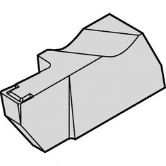 Kennametal - 2NGD K Grade KCU10, 1.5mm Cutting Width Carbide Grooving Insert - 0.16" Max Depth of Cut, Right Hand, 0.191mm Corner Radius, AlTiN Finish - A1 Tooling