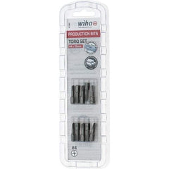 Wiha - 1/4" Drive, #4 Torq-Set Screwdriver Bit - 1" OAL - A1 Tooling