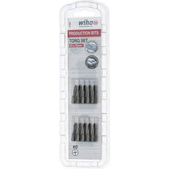 Wiha - 1/4" Drive, #0 Torq-Set Screwdriver Bit - 1" OAL - A1 Tooling