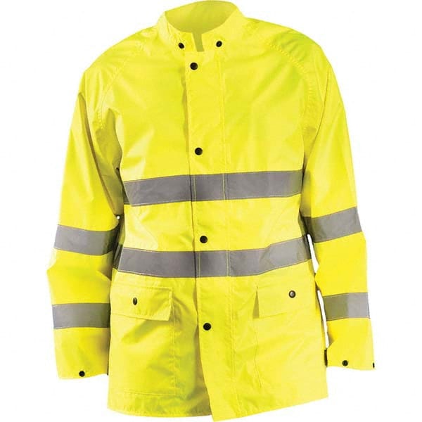 OccuNomix - Size S Hi-Viz Yellow Waterproof Jacket - A1 Tooling