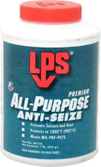 LPS - 1 Lb Can General Purpose Anti-Seize Lubricant - Molybdenum Disulfide, -65 to 1,800°F, Blue/Gray, Water Resistant - A1 Tooling