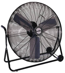 Air King - 30" Blade, 1/4 hp, 3,450, 6,000 & 7,650 CFM, Low Floor Stand Industrial Circulation Fan - A1 Tooling