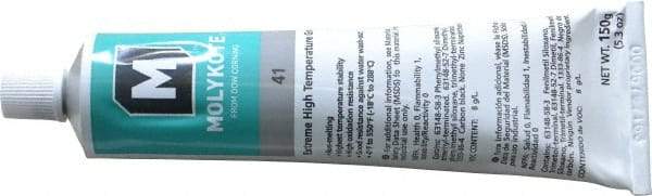 Dow Corning - 5.3 oz Tube Lithium High Temperature Grease - Black, High Temperature, 550°F Max Temp, NLGIG 2, - A1 Tooling