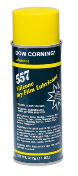 Dow Corning - 16 oz Aerosol Dry Film Moly/Silicone Lubricant - Clear, -40°F to 110°F - A1 Tooling