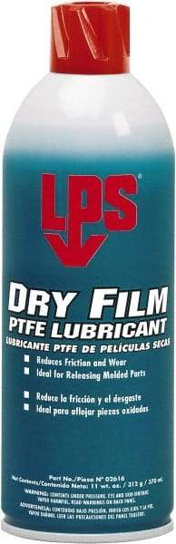 LPS - 16 oz Aerosol Dry Film with PTFE Lubricant - White, 500°F Max - A1 Tooling