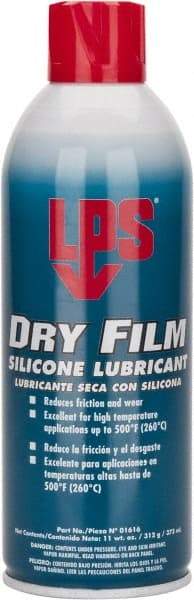 LPS - 16 oz Aerosol Dry Film/Silicone Lubricant - Clear, 500°F Max - A1 Tooling