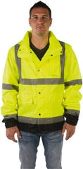 Utility Pro Wear - Size M, Yellow, Rain Jacket - 5 Pockets - A1 Tooling