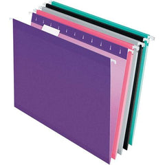 Pendaflex - 8-1/2 x 11", Letter Size, Assorted Colors, Hanging File Folder - 11 Point Stock, 1/5 Tab Cut Location - A1 Tooling