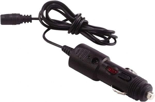 Ergodyne - 12 VDC Power Adapter for Heated Jacket - 4.92' Long, Black, Plastic - A1 Tooling