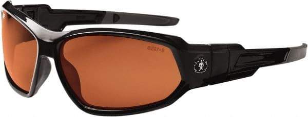 Ergodyne - Copper Lenses, Framed Polarized Glasses - Uncoated Lenses, Size Universal, Wrap Around - A1 Tooling