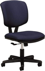 Hon - 40" High Task Chair - 25" Wide x 25-3/4" Deep, 100% Polyester Seat, Navy - A1 Tooling