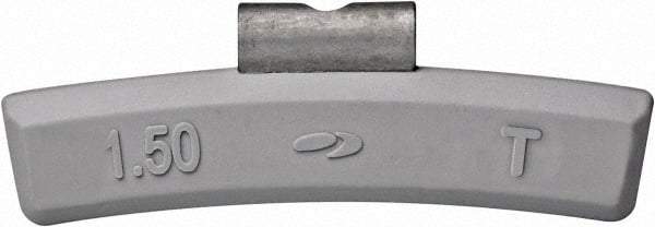 Value Collection - 2.25 oz TPS Wheel Weight - Gray, Plastic/Steel, For Use with Automotive & Light Trucks - A1 Tooling