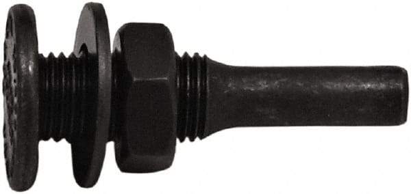 Tanis - 1/2" Arbor Hole to 1/4" Shank Diam Drive Arbor - For 3" Small Diam Wheel Brushes - A1 Tooling