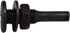 Tanis - 1/2" Arbor Hole to 1/4" Shank Diam Drive Arbor - For 3" Small Diam Wheel Brushes - A1 Tooling