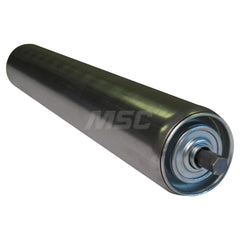 Roller Skids; Roller Material: Galvanized Steel; Load Capacity: 207; Color: Chrome; Finish: Natural; Compatible Surface Type: Smooth; Roller Length: 37.0000 in; Roller Width: 2.5000; Roller Height: 2.5 in; Roller Diameter: 2.5000; Overall Height: 2.5 in;