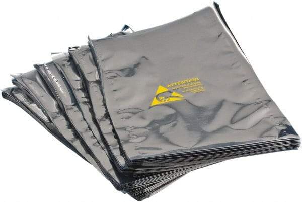 Value Collection - 10" Long x 6" Wide, 3 mil Thick, Clear Metalized Static Shield Bag - Metal-In - A1 Tooling