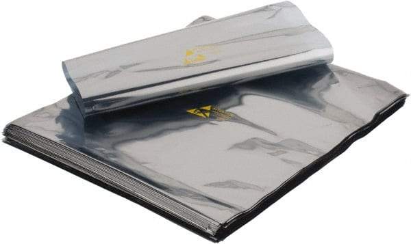 Value Collection - 18" Long x 15" Wide, 3 mil Thick, Clear Metalized Static Shield Bag - Metal-In - A1 Tooling