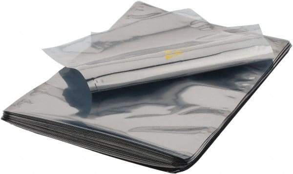 Value Collection - 18" Long x 12" Wide, 3 mil Thick, Clear Metalized Static Shield Bag - Metal-In - A1 Tooling