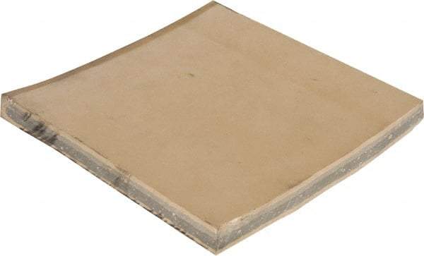 Made in USA - 12" Long, 12" Wide, Natural Gum Rubber Foam Sheet - 35 to 45 Durometer, Tan, -20 to 140°F, 3,000 psi Tensile Strength, Stock Length - A1 Tooling