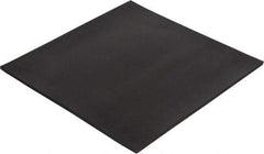 Made in USA - 12" Long, 12" Wide, Buna-N Rubber Foam Sheet - 35 to 45 Durometer, Black, -20 to 170°F, 800 psi Tensile Strength, Stock Length - A1 Tooling