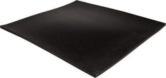 Made in USA - 12" Long, 12" Wide, Buna-N Rubber Foam Sheet - 50 to 60 Durometer, Black, -20 to 170°F, 900 psi Tensile Strength, Stock Length - A1 Tooling