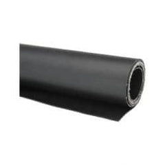 Made in USA - 48" Wide, Polyester-Reinforced Neoprene Rubber Foam Sheet - 50 to 60 Durometer, Black, -20 to 180°F, 1,000 psi Tensile Strength, Cut-to-Length - A1 Tooling