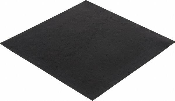 Made in USA - 12" Long, 12" Wide, Neoprene Spring Blend Rubber Foam Sheet - 65 to 75 Durometer, Black, -20 to 170°F, 1,000 psi Tensile Strength, Stock Length - A1 Tooling