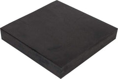 Made in USA - 12" Long, 12" Wide, Neoprene Spring Blend Rubber Foam Sheet - 65 to 75 Durometer, Black, -20 to 170°F, 1,000 psi Tensile Strength, Stock Length - A1 Tooling