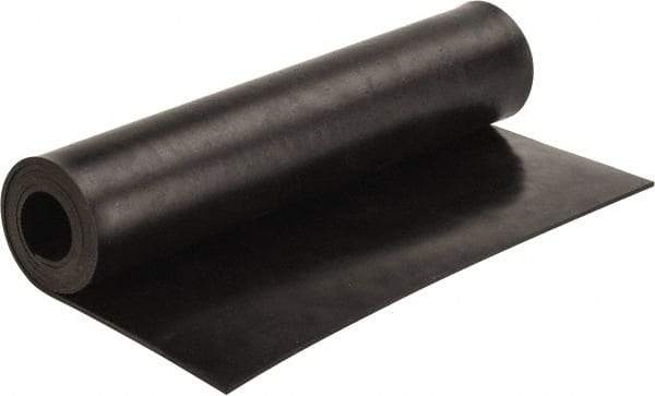 Made in USA - 36" Long, 12" Wide, Neoprene Spring Blend Rubber Foam Sheet - 65 to 75 Durometer, Black, -20 to 170°F, 1,000 psi Tensile Strength, Stock Length - A1 Tooling