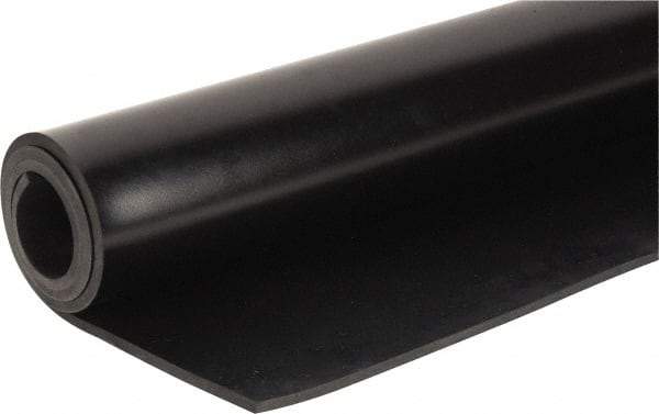 Made in USA - 36" Long, 24" Wide, Neoprene Spring Blend Rubber Foam Sheet - 65 to 75 Durometer, Black, -20 to 170°F, 1,000 psi Tensile Strength, Stock Length - A1 Tooling