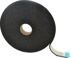 Made in USA - 45' x 2" x 1/4" Black PVC Foam Roll - A1 Tooling