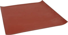 Made in USA - 36" Long, 36" Wide, Silicone Rubber Foam Sheet - 50 to 60 Durometer, Red, -60 to 500°F, 650 psi Tensile Strength, Stock Length - A1 Tooling