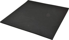 Made in USA - 12" Long, 12" Wide, EPDM Rubber Foam Sheet - 50 to 60 Durometer, Black, -40 to 240°F, 1,000 psi Tensile Strength, Stock Length - A1 Tooling