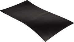 Made in USA - 24" Long, 12" Wide, EPDM Rubber Foam Sheet - 50 to 60 Durometer, Black, -40 to 240°F, 1,000 psi Tensile Strength, Stock Length - A1 Tooling