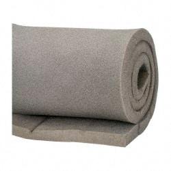 Made in USA - 54" Wide, Pyrell Polyurethane Foam Rubber Foam Sheet - Gray, -40 to 225°F, Plain Backing, Cut-to-Length - A1 Tooling