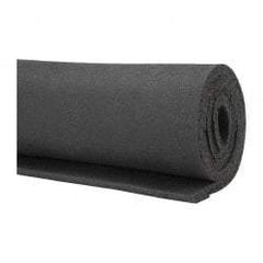 Value Collection - 36" Wide, Natural Foam Rubber Foam Sheet - 45 to 55 Durometer, Black, -40 to 160°F, Cut-to-Length - A1 Tooling