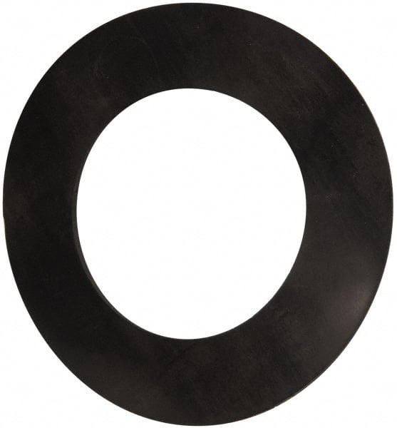 2-1/2″ Pipe, 2-7/8″ ID x 4-7/8″ OD Flange Gasket Neoprene Rubber, Black, 1/8″ Thick