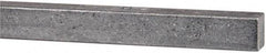 Made in USA - 12" Long x 1/2" High x 1/2" Wide, Over/Undersized Key Stock - 1090/1095 Steel - A1 Tooling