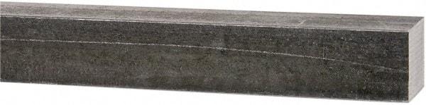 Made in USA - 12" Long x 1" High x 1" Wide, Over/Undersized Key Stock - 1090/1095 Steel - A1 Tooling