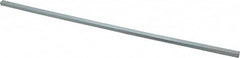 Made in USA - 12" Long, Zinc-Plated Step Key Stock for Gears - C1018 Steel - A1 Tooling