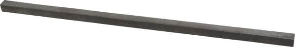 Made in USA - 12" Long x 3/8" High x 3/8" Wide, Undersized Key Stock - 18-8 Stainless Steel - A1 Tooling