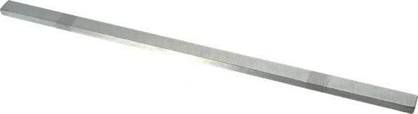 Made in USA - 12" Long, Zinc-Plated Oversized Key Stock - C1045 Steel - A1 Tooling