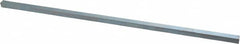 Made in USA - 12" Long, Zinc-Plated Oversized Key Stock - C1045 Steel - A1 Tooling