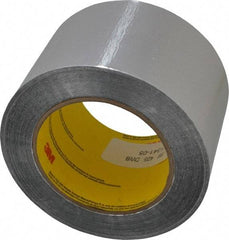 3M - 3" x 55m Silver Foil Tape - 4.6 mil, Acrylic Adhesive, Aluminum Foil Backing, 30 Lb/ln Tensile Strength, -65.2°F to 300°F, Series 425 - A1 Tooling