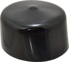 Caplugs - 1-5/8" ID, Stretchable Cap - 1" Long, Vinyl, Black - A1 Tooling