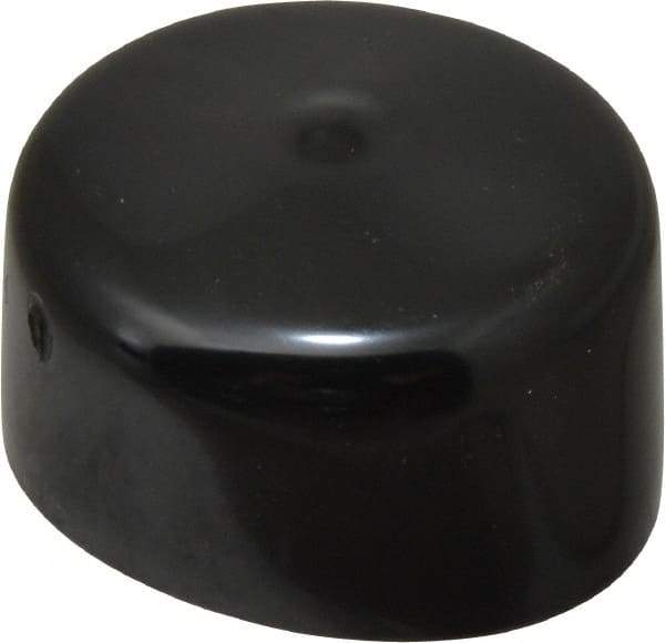 Caplugs - 1-11/16" ID, Stretchable Cap - 1" Long, Vinyl, Black - A1 Tooling