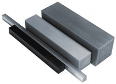 Made in USA - 2' x 1-1/2" x 1-1/2" Black Polyurethane Square Bar - A1 Tooling